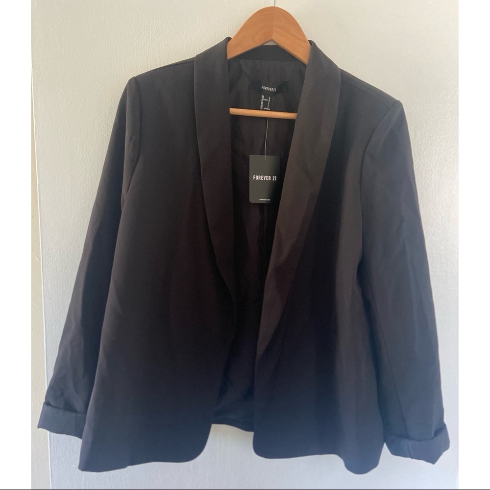 NWT Forever 21 Black Blazer
